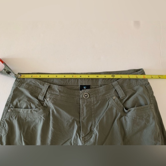 Kuhl Legendary Pants Women’s Size 10R Green Roll Up Cargo Pockets Hiking - Picture 7 of 11